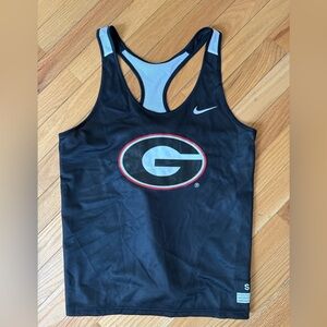 Nike UGA Georgia Bulldogs Reversible Team Issued Tank Top S Excellent Condition